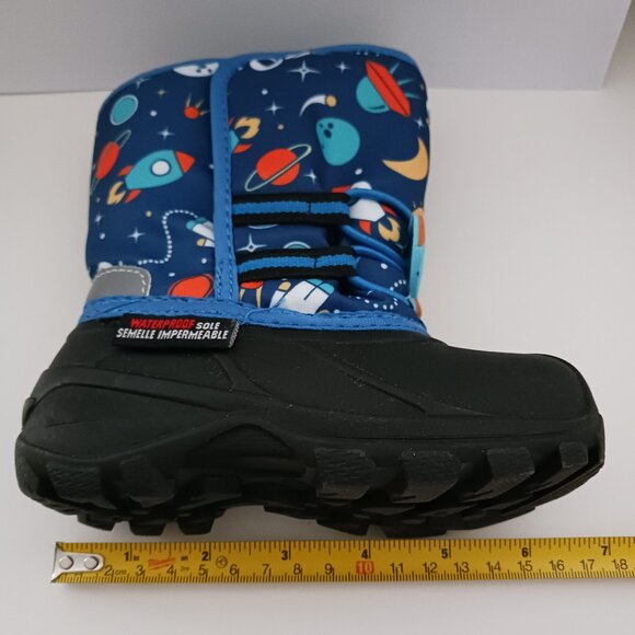 Sole Unisex Youth Insulated Waterproof Winter Snow Boots Rockets Blue  Size 7 - Picture 12 of 13